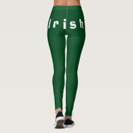 Legging Rua Bumbum irlandesa. Dia da Patty 4Emily