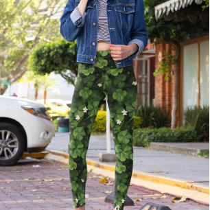 Legging Rua de Shamrock do Clover.