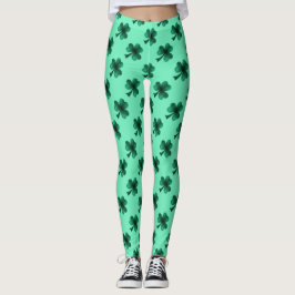 Legging Rua de Shamrock verde.