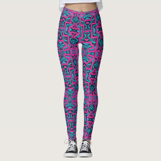 Legging Rua Miami Vibes Leggings: Grafite Flashy em Pi