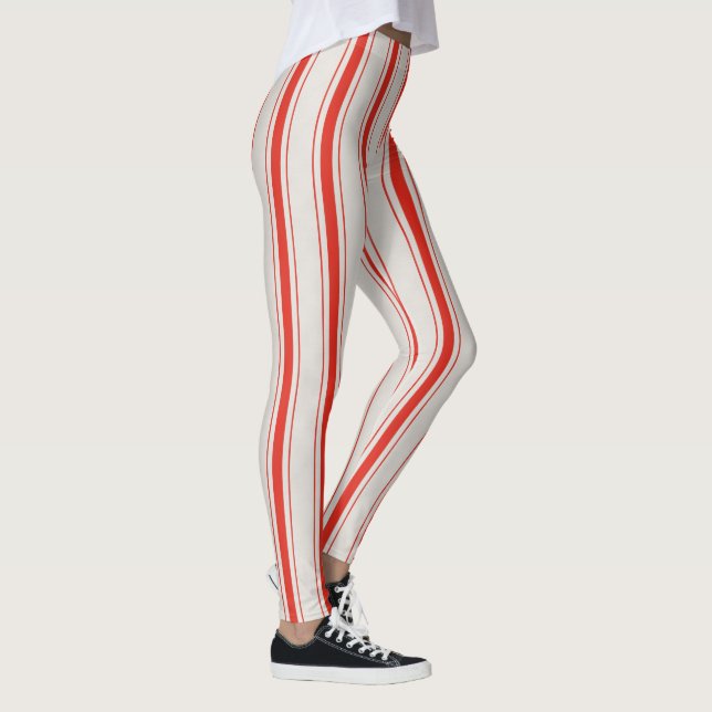 Legging Ruby Red Cream Antiguidade Colagem de Colchões (Direita)