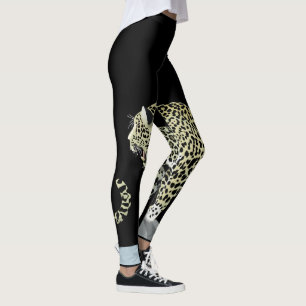Legging Rugido de Jaguar! Caneleiras