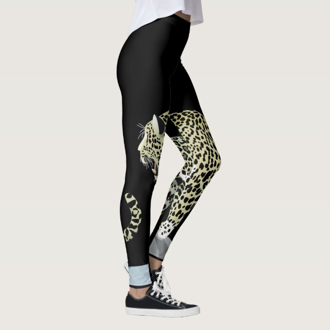 Legging Rugido de Jaguar! Caneleiras (Direita)