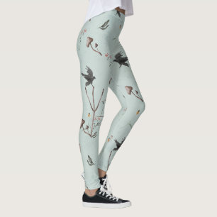 Legging Runa Algiz Feita De Galhos E Corvo