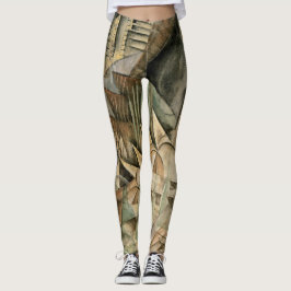 Legging Rush Hour, Nova York por Max Weber, Cubismo Vintag