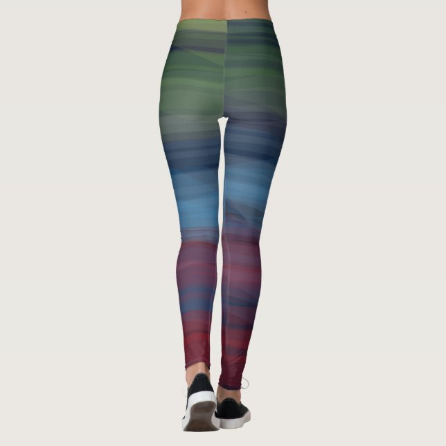 Legging Rustic Elegant Multicolor Teal Women's (Verso)