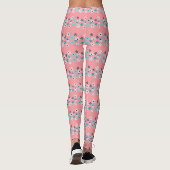 Legging Rustic Modern Floral (Verso)