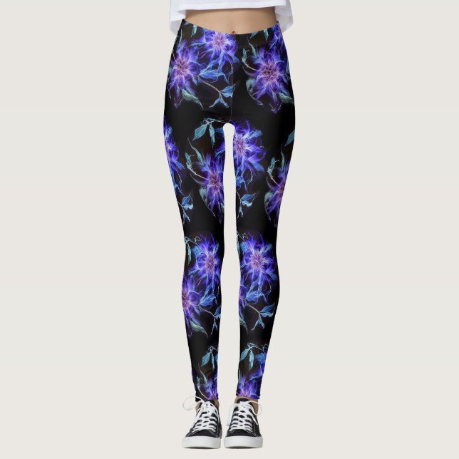Legging Sabores etéreos: Design Kirlian (Frente)