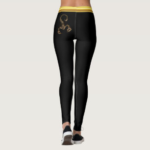 Legging Sacerpião venenoso de bronze inseto muito venenoso