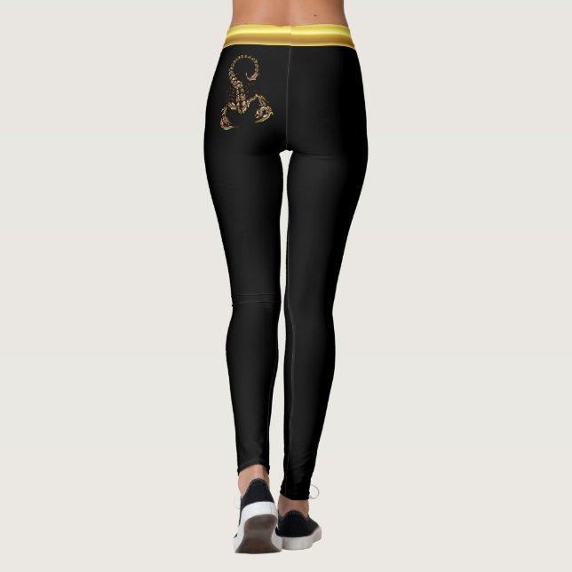Legging Sacerpião venenoso de bronze inseto muito venenoso (Verso)