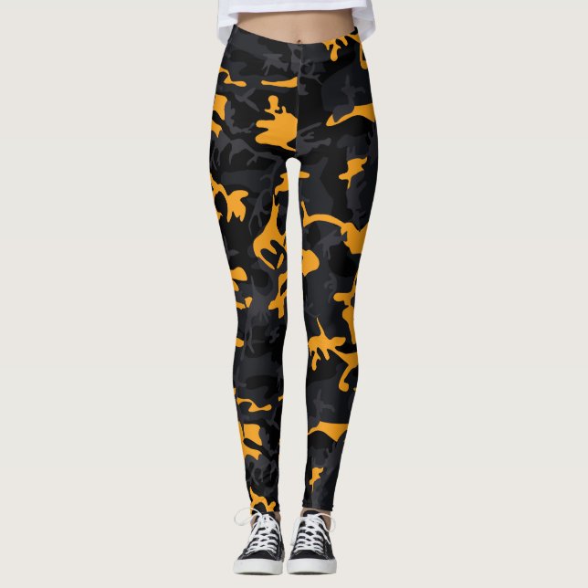 Legging Saffron destaca Camo (Frente)