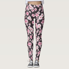 Legging Sakura da meia-noite: Uma Sinfonia do Flor de Cere