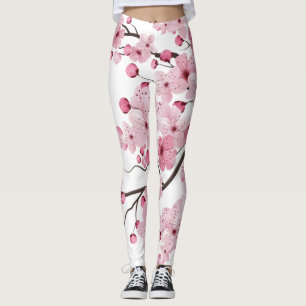 Legging Sakura Japonesa Cherry Blossom - Árvore Japonesa