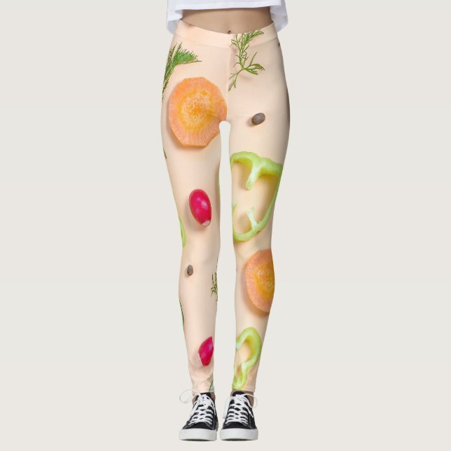 Legging Salada Saborosa em Sua (Frente)