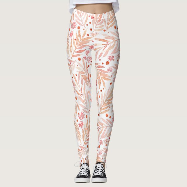 Legging Salmon Foliage (Frente)