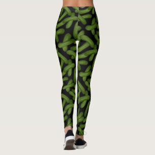 Legging Salmouras engraçadas por todo o lado em caneleira