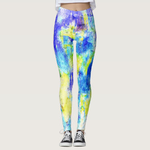 Legging Salpico de Tinta Colorido #11