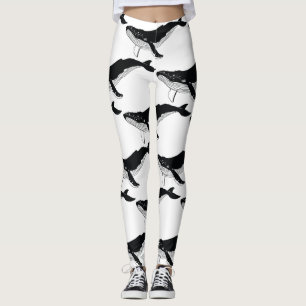 Legging Salvar As Baleias