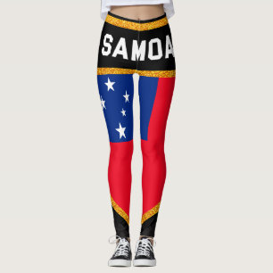 Legging Samoa Flag