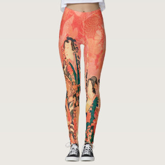 Legging Samurai no quimono