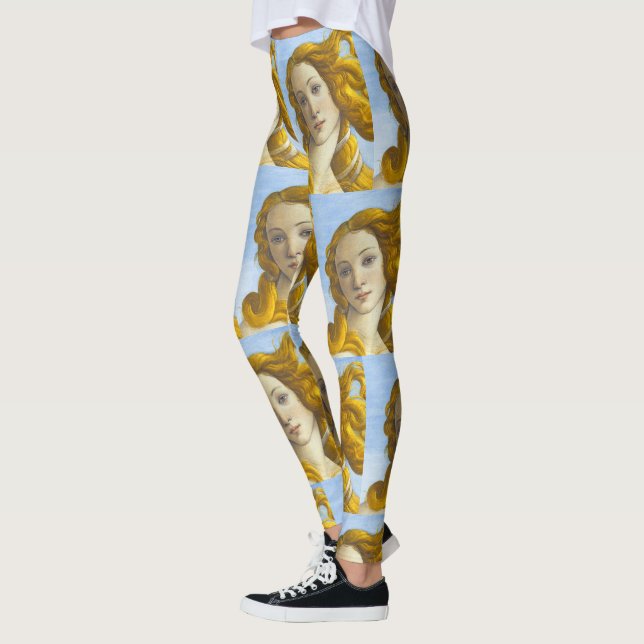 Legging Sandro Botticelli - Nascimento do Detalhe de Vênus (Esquerda)