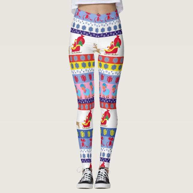 Legging Santa Claus dorigh (Frente)