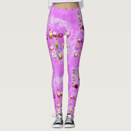 Legging Santa Magical Pink New Year 