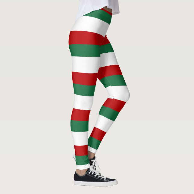 Legging Santa’s Helper Elf • Red, Green & White Christmas (Direita)