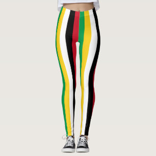 Legging Santo Kitts e Nevis - Cores Nacionais de Bandeiras