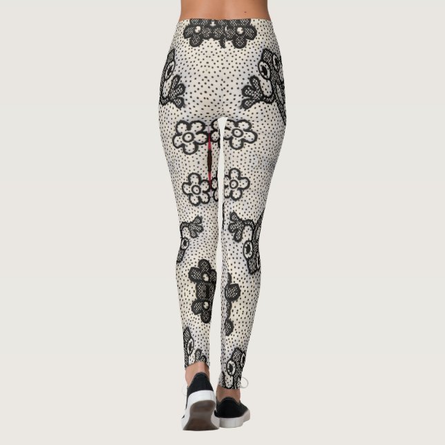 Legging Sapo Na moda verde Boho (Verso)