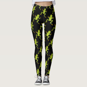 Legging Sapos de Árvore Verde