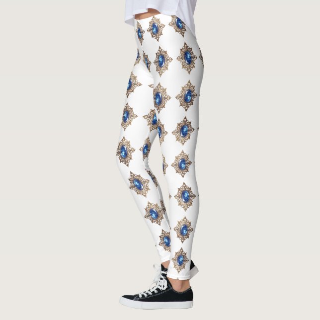 Legging Sapphire – The Stone of Truth and Wisdom´8 (Esquerda)