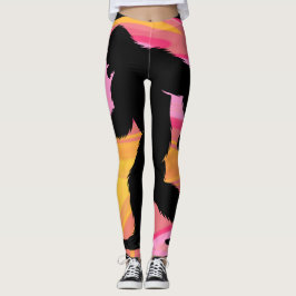 Legging Sasquatch no rosa