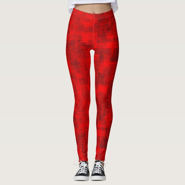 Legging Scarlet de vidro escondido (Frente)