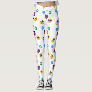 Legging Scholar, horror, fantasmas e emojis bonitos em bra