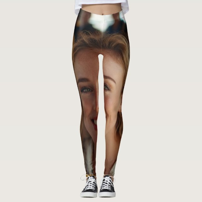 Legging School Bus Driver Photo Customize (Frente)