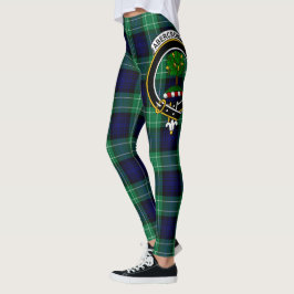 Legging Scotstee Clan Abercrombie Crest Tartan Women
