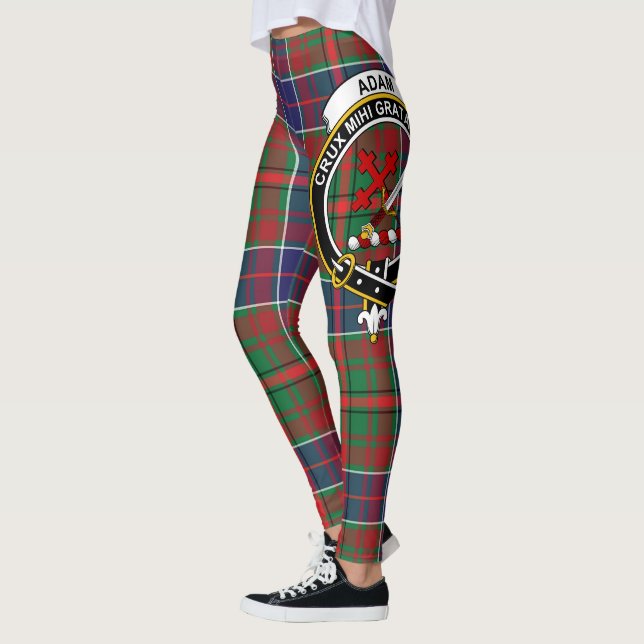 Legging Scotstee Clan Adam Antigo Crest Tartan Women (Esquerda)