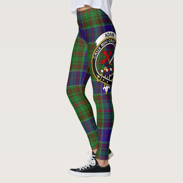 Legging Scotstee Clan Adam Hunting Crest Tartan Women (Esquerda)