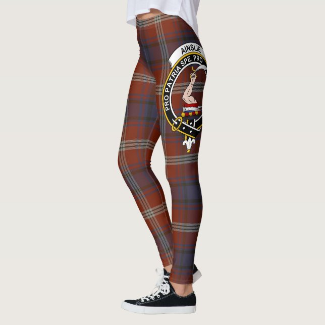 Legging Scotstee Clan Ainslie Antiga Crest Tartan Women (Esquerda)