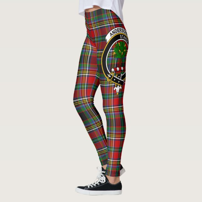 Legging Scotstee Clan Anderson Do Arfredo Crest Tartan (Esquerda)