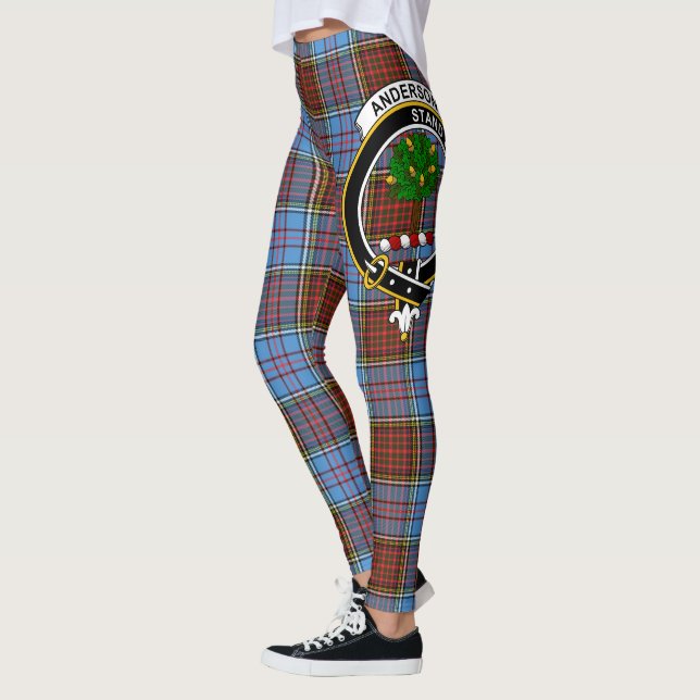 Legging Scotstee Clan Anderson Modern Crest Tartan Women (Esquerda)