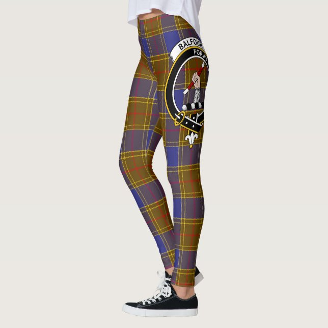 Legging Scotstee Clan Balfour Modern Crest Tartan Women (Esquerda)