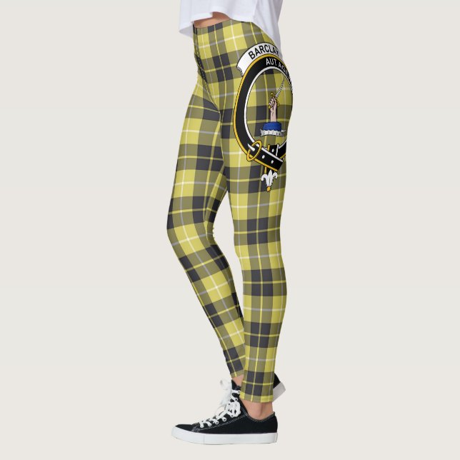 Legging Scotstee Clan Barclay Dress Modern Crest Tartan (Esquerda)