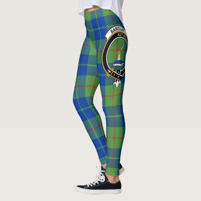 Legging Scotstee Clan Barclay Hunando Antigo Crest Tartan (Esquerda)
