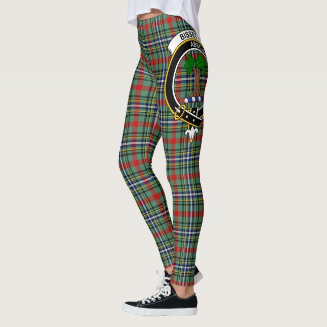 Legging Scotstee Clan Bisset Pattern Crest Tartan Women (Esquerda)