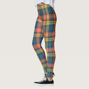 Legging Scotstee Clan Buchanan Ancião Tartan Women Leggin