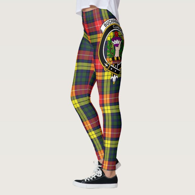 Legging Scotstee Clan Buchanan Modern Crest Tartan Women (Esquerda)