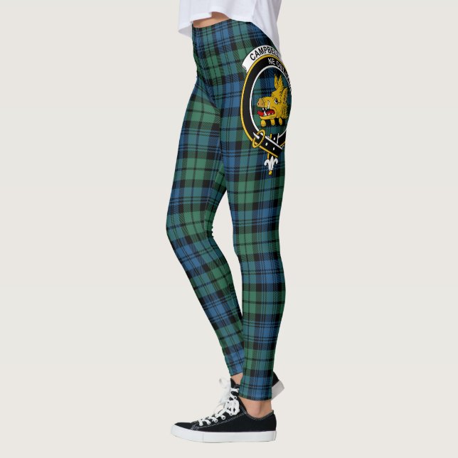 Legging Scotstee Clan Campbell Ancional Crest Tartan Women (Esquerda)