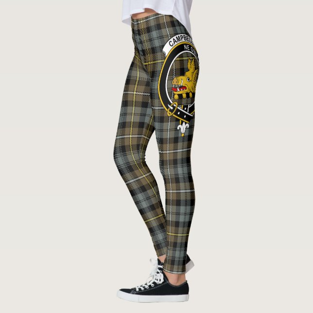 Legging Scotstee Clan Campbell Argyll Weathered Crest (Esquerda)